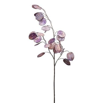 Rama decorativa de hoja de plata SNALKE, berenjena, 75 cm Rama decorativa de hoja de plata SNALKE, berenjena, 75 cm