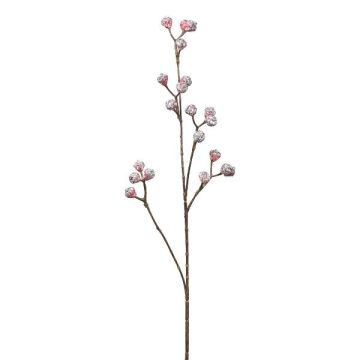 Rama artificial de eucalipto SLOHER con frutos, rojo burdeos, 65 cm Rama artificial de eucalipto SLOHER con frutos, rojo burdeos, 65 cm