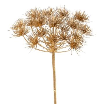 Flor artificial de acanto GAVLEN, dorada, 80 cm