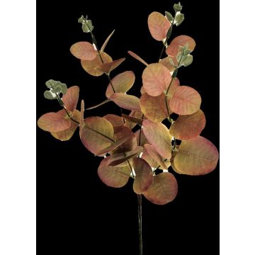 Rama artificial de eucalipto ERINDALS, verde-burdeos, 60 cm