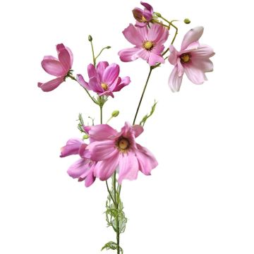 Rama decorativa con cestas de la palma HISSAN, rosa, 75 cm