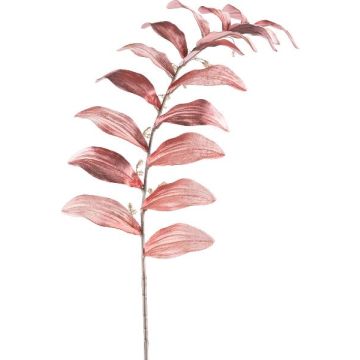 Rama artificial Sello de Salomón PRIHON con flores, rosa oscuro, 120 cm