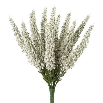 Flor artificial Erika MIRAKY, varilla, blanca, 26 cm
