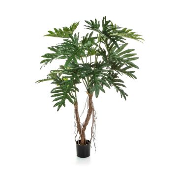 Planta artificial filodendro Selloum ORANDA, raíces, 140 cm