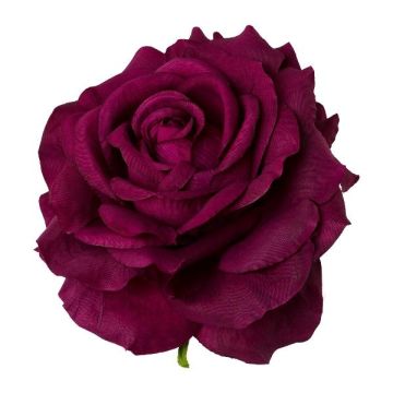 Flor artificial rosa ERONK, 6 unidades, lila, 8,5 cm, Ø 10,5 cm