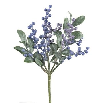 Planta artificial arándano JAHROL, rama, bayas, azul, 28 cm Planta artificial arándano JAHROL, rama, bayas, azul, 28 cm