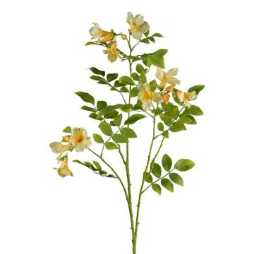 Rama artificial Flor de trompeta FRUHAN, amarilla, 80 cm