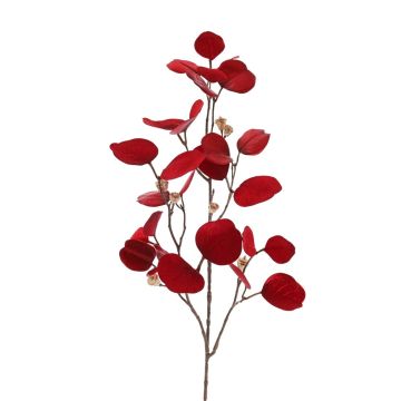 Rama de eucalipto artificial INDALA con frutos, rojo, 85cm