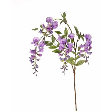 Rama de glicina artificial SOULA con flores, lila, 80cm