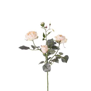 Rama artificial de rosas DIAMANTIS, rosa pálido, 75cm