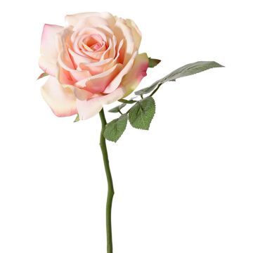 Rosa artificial NIKOLETA, rosa, 30cm, Ø12cm