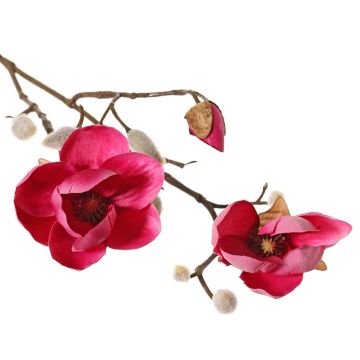 Magnolia artificial KOSTAS, rosa, 55cm, Ø5-8cm
