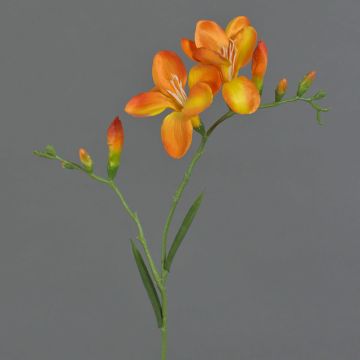 Freesia artificial MARUSHA, naranja, 65cm, Ø7cm