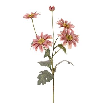 Crisantemo artificial INDALI, rosa antiguo, 65cm, Ø6,5-8cm