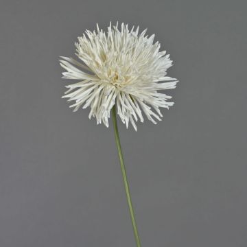 Crisantemo artificial NANDITA, blanco, 60cm, Ø15cm