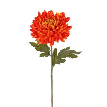 Crisantemo artificial DELPHINA, naranja, 65cm, Ø14cm