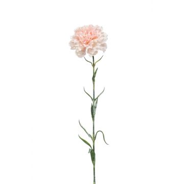 Clavel artificial NIRUSHA, rosa-crema, 65cm