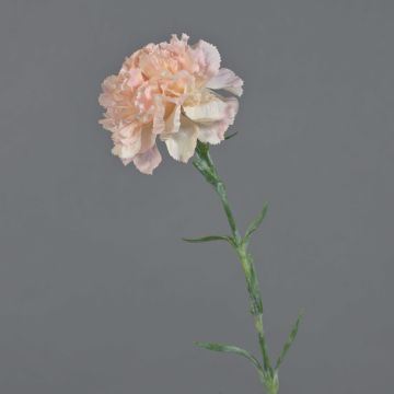 Clavel artificial NIRUSHA, rosa-crema, 65cm
