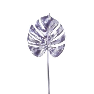 Hoja artificial de filodendro Monstera Deliciosa SEHUN, púrpura, 70cm