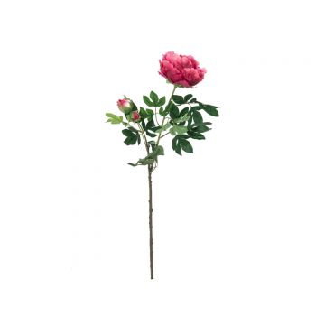 Peonía artificial DARISA, rosa oscuro, 100cm