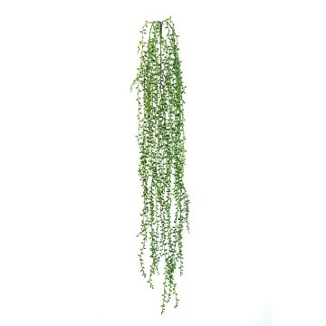 Senecio artificial colgante FANJA en varilla de ajuste, verde, 85cm