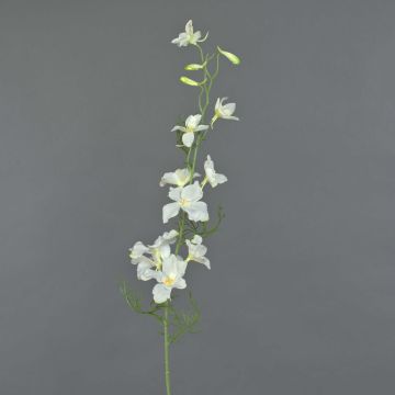 Delphinium artificial NARUMI, crema, 90cm