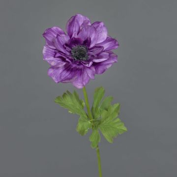 Anémona artificial TAIKI, púrpura, 55cm