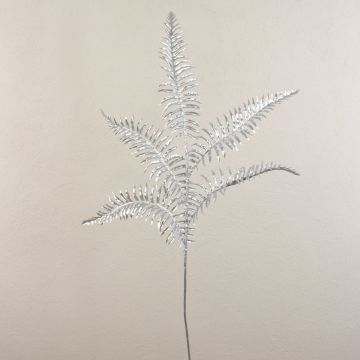 Rama decorativa de helecho Boston NAKHON, plata, 100cm
