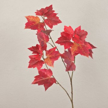 Rama de arce artificial PORTREE, roja, 90cm