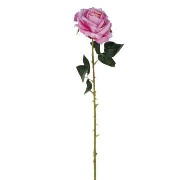 Rosa artificial ELEAZAR, rosa, 65cm, Ø9cm