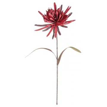Flor artificial de cactus reina de la noche MOADI, púrpura-rojo, 90cm