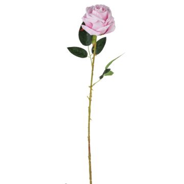 Rosa textil ELEAZAR, rosa, 65cm, Ø9cm