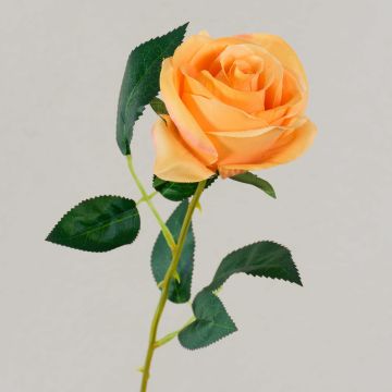 Rosa textil SEENSA, naranja, 55cm Ø7cm