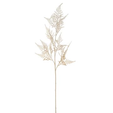 Rama de Asparagus plumosus artificial BALLOCH, amarillo-crema, 80cm