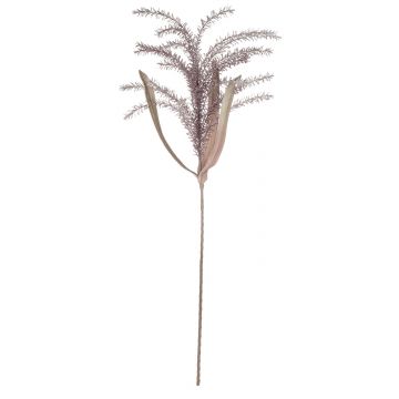 Rama artificial de hierba de la pampa VADIM, rosa oscuro, 110cm