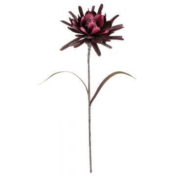 Flor artificial de cactus reina de la noche MOADI, rojo burdeos, 90cm