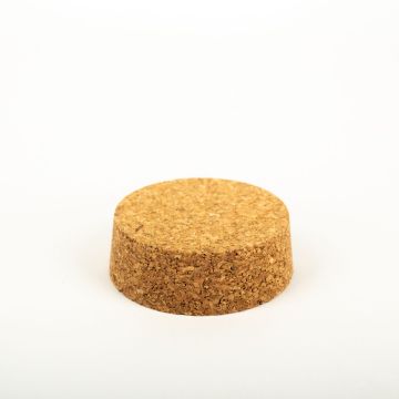 Tapón de corcho SERILDA de corcho prensado, natural, 2,5cm, Ø7,1/7,6cm