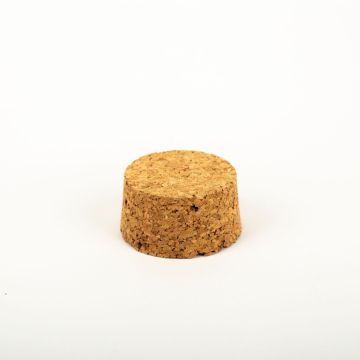 Tapón de corcho SERILDA de corcho prensado, natural, 2,5cm, Ø4,5/5cm