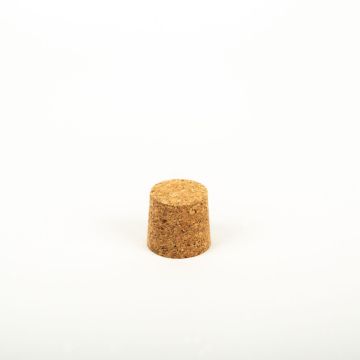 Corcho cónico SERILDA de corcho prensado, natural, 3cm, Ø3/3,4cm