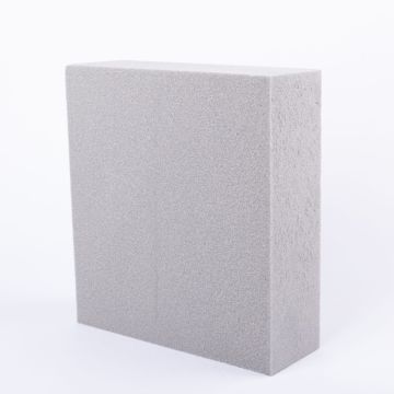 Placa de espuma PANIA para flores artificiales, gris, 27x32x10cm Placa de espuma PANIA para flores artificiales, gris, 27x32x10cm