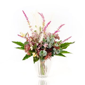 Ramo artificial de otoño KEONA, violeta-rosa, 50cm, Ø40cm