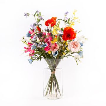 Ramo de flores de campo CINDANA, colorido, 70cm, Ø45cm