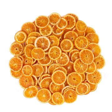 Rodajas de naranja secas ELLIDA, naranja, Ø4-6 cm, 250 g