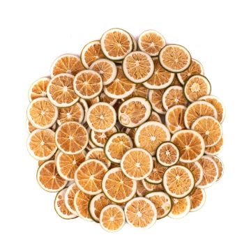 Rodajas de naranja secas LILLEMOR, verdes, Ø 4-6 cm, 250 g