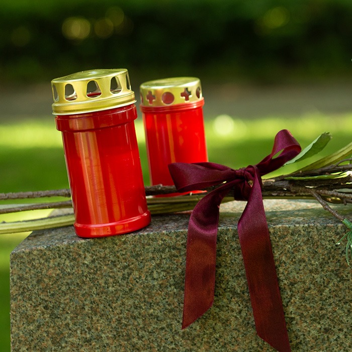 Velas para cementerio