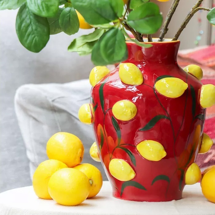 Decoración con frutas
