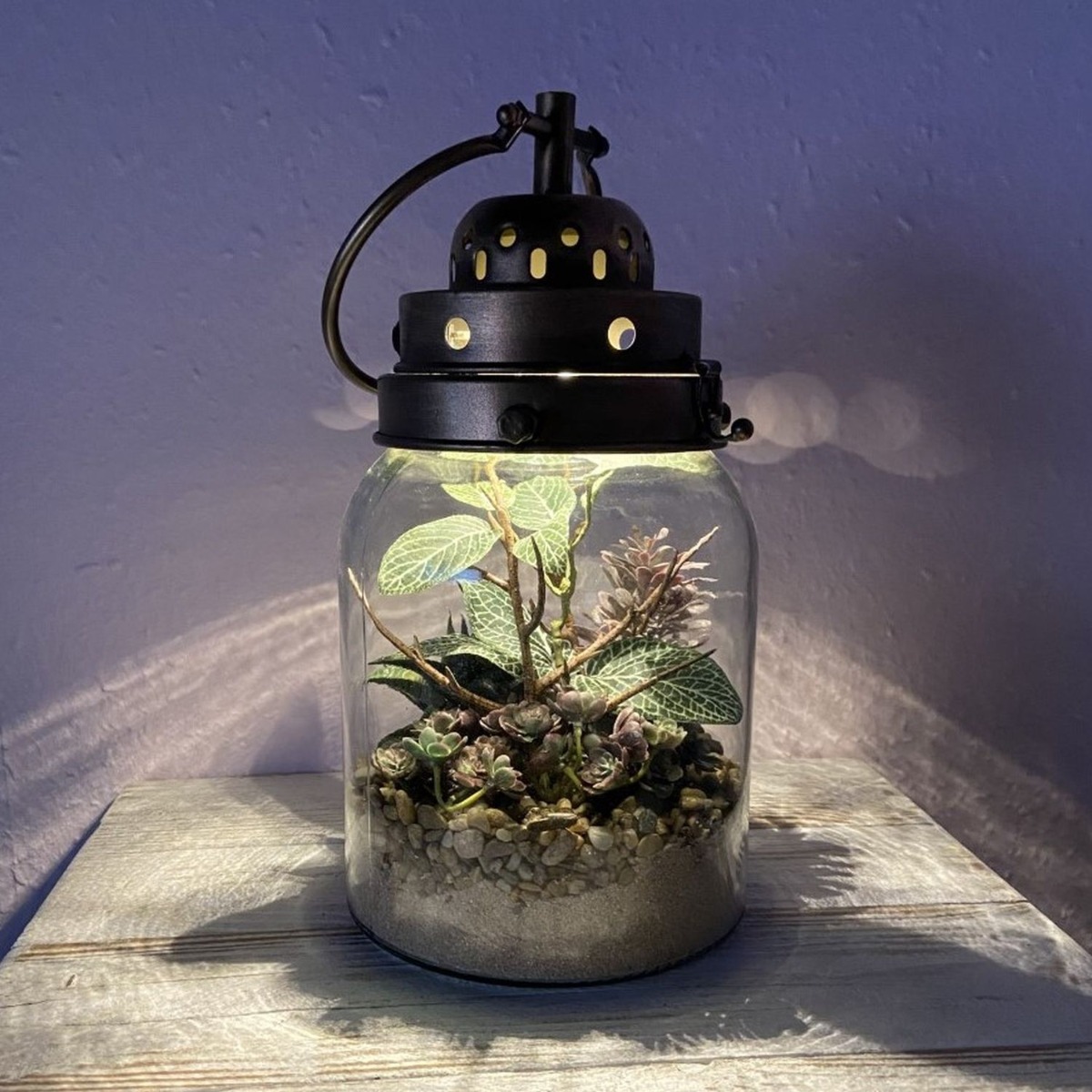 Jard&iacute;n de botellas industrial