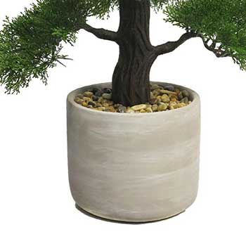 en maceta decorativa