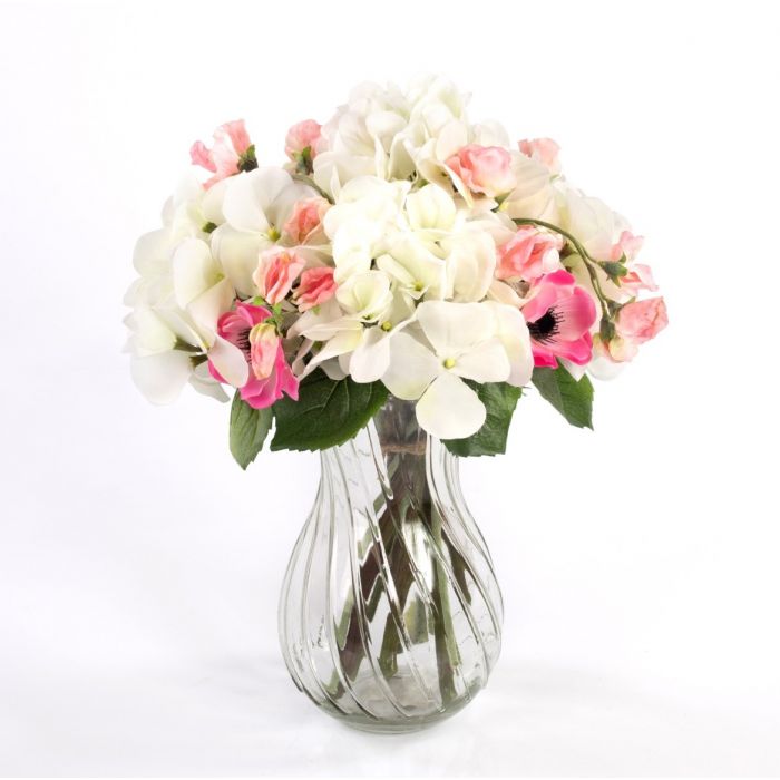 Ramos de hortensias