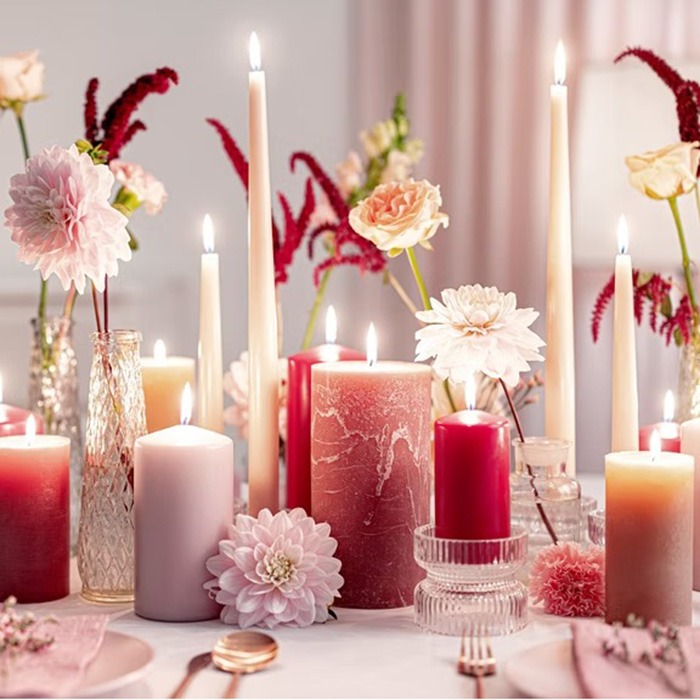 Decoraci&oacute;n DIY con velas